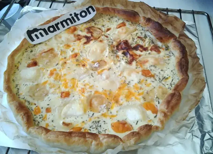 Quiche aux (restes de) fromages
