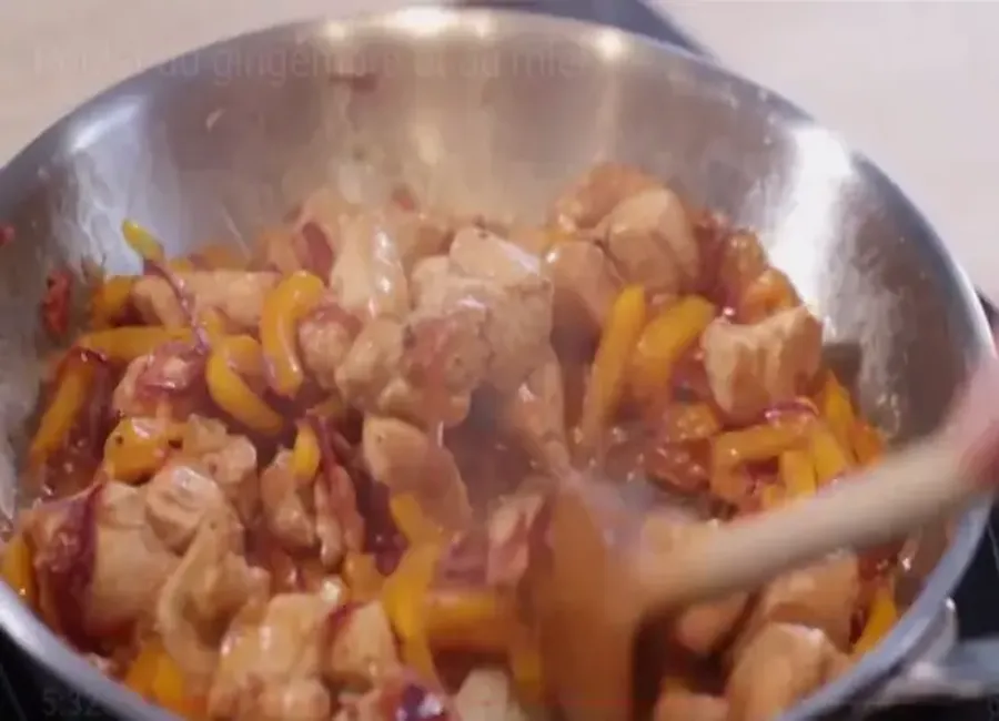 Poulet au miel et au gingembre