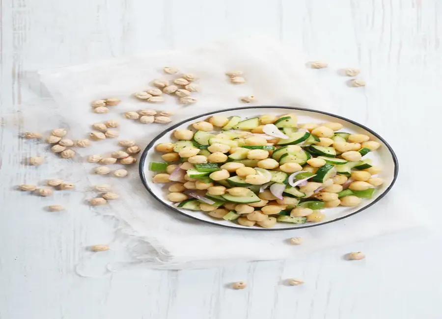 Pois chiches en salade