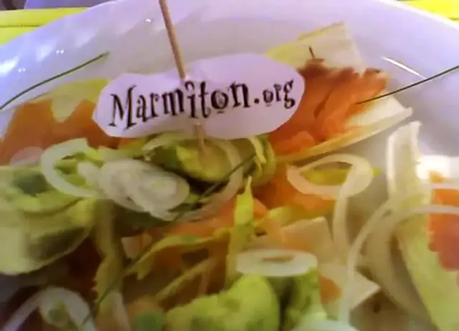Endives à l'avocat et au saumon