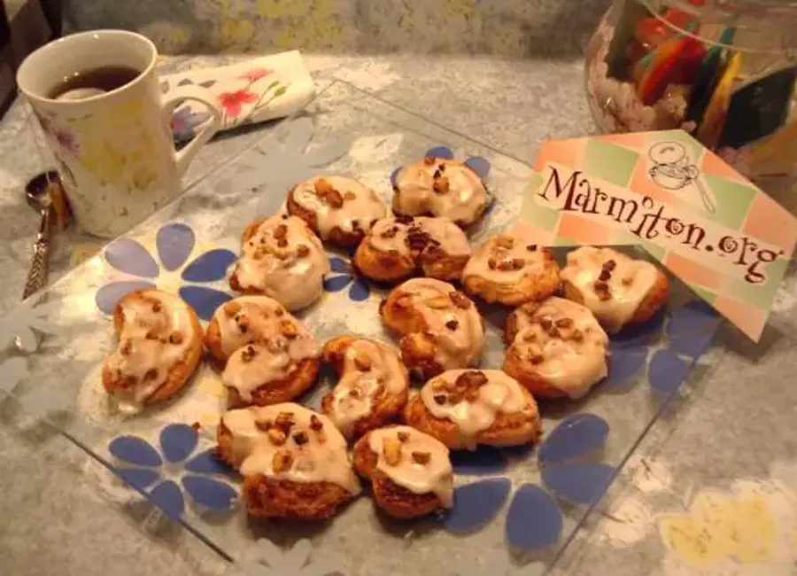 Palmiers glacés aux amandes
