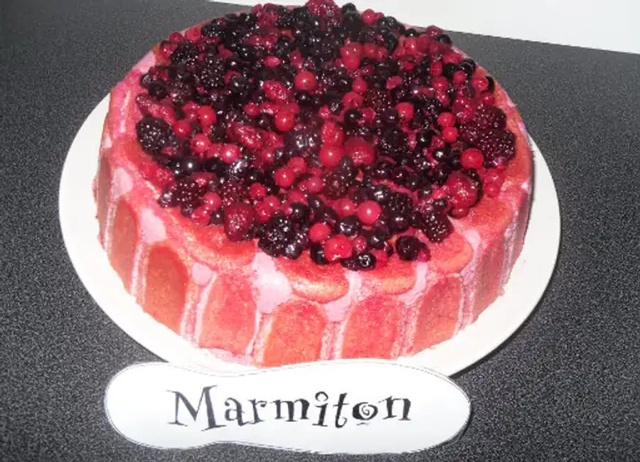Bavarois à la framboise