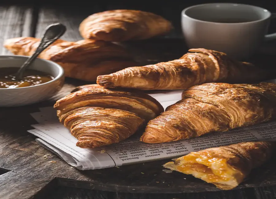 Croissants léger au beurre de popo (pâte en map)