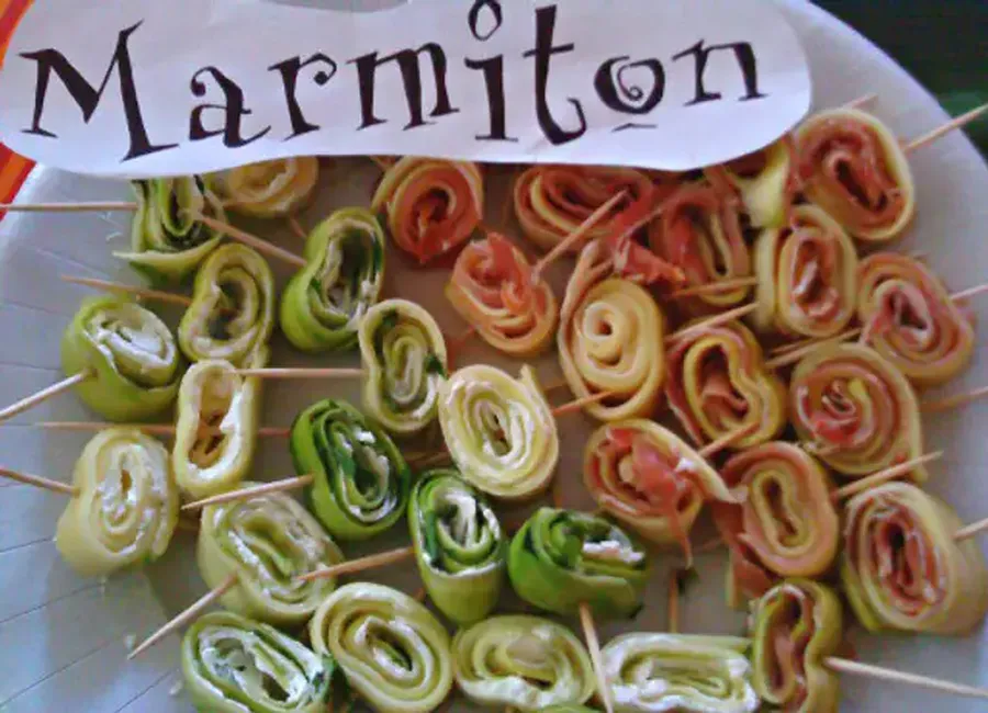 Roulés du sud aux courgettes