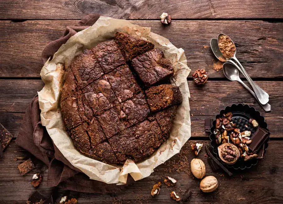 Gâteau au chocolat fondant et croustillant