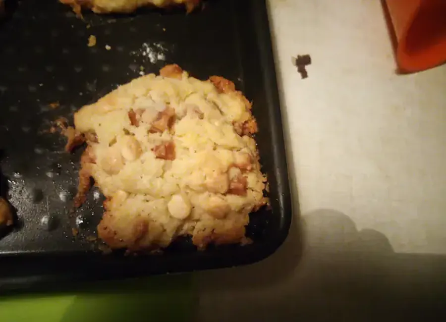 Cookies chocolat blanc caramel