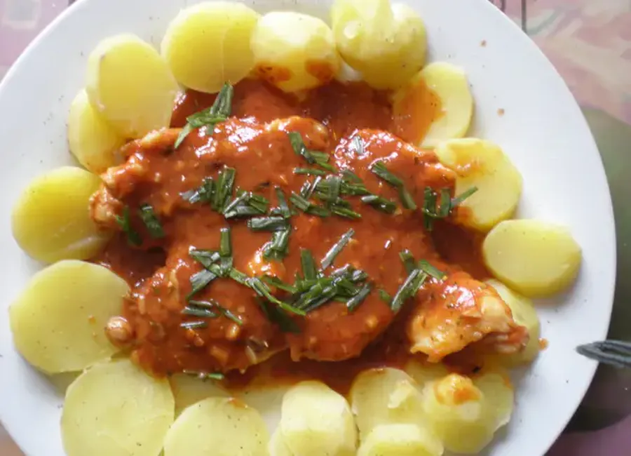 Filets de cabillaud à la sauce aux herbes