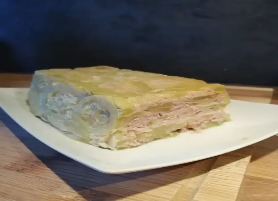 Pain de jambon aux courgettes et au gouda