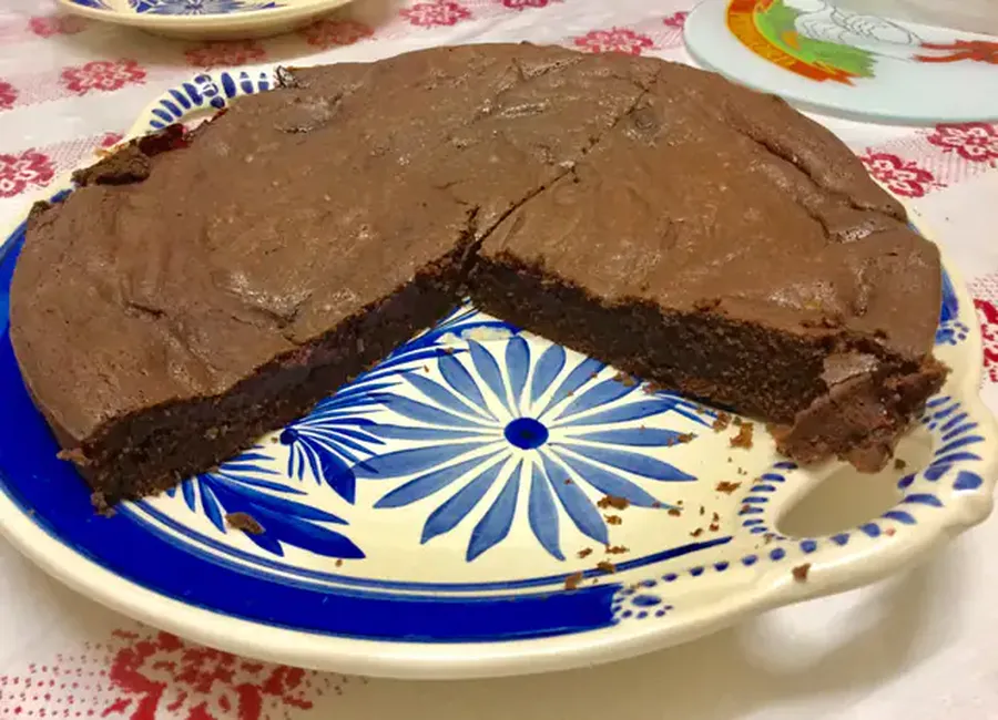 Gâteau confiture de coco chocolat