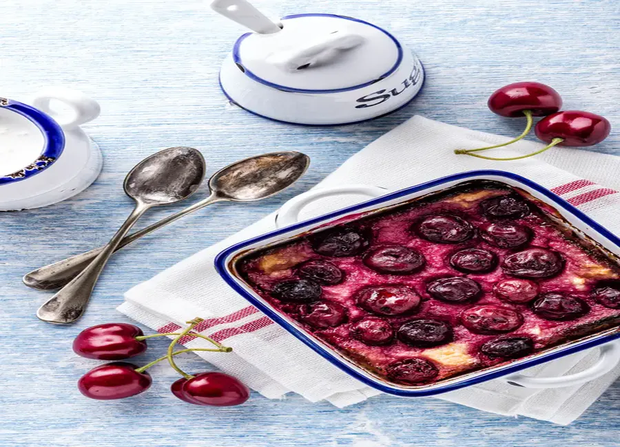 Clafoutis aux cerises vanillé