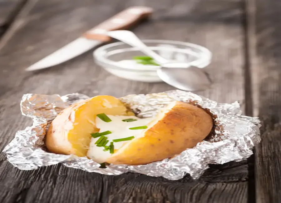 Sauce blanche pour pomme de terre en papillotes