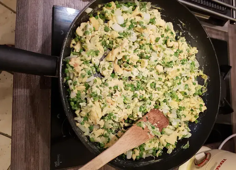 Omelette façon chinoise (végétarien)