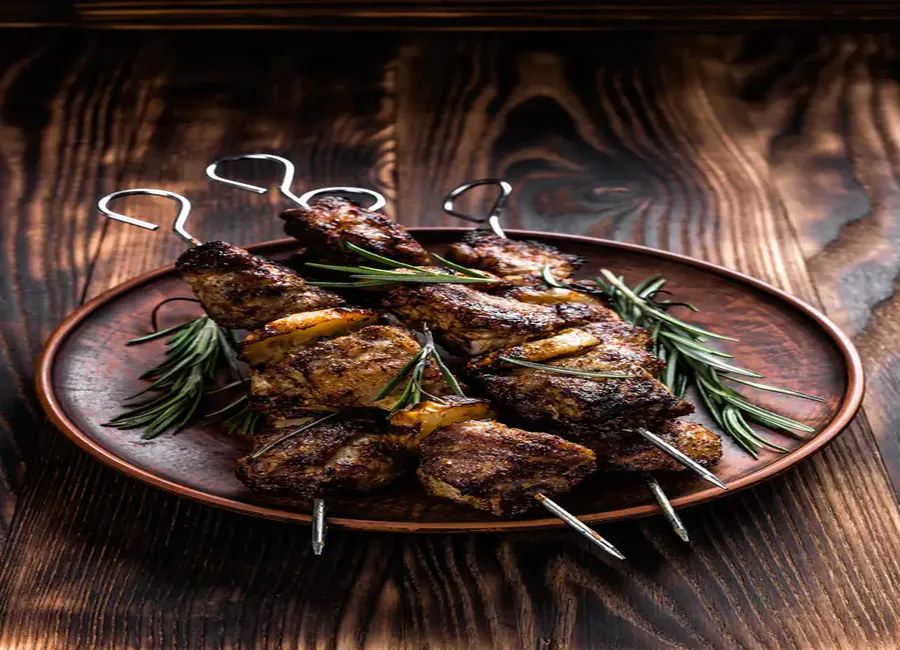 Brochettes d'agneau