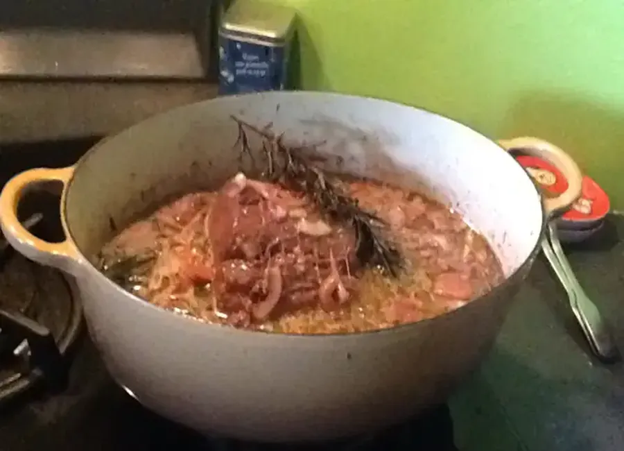 Rôti de porc sauce venaison