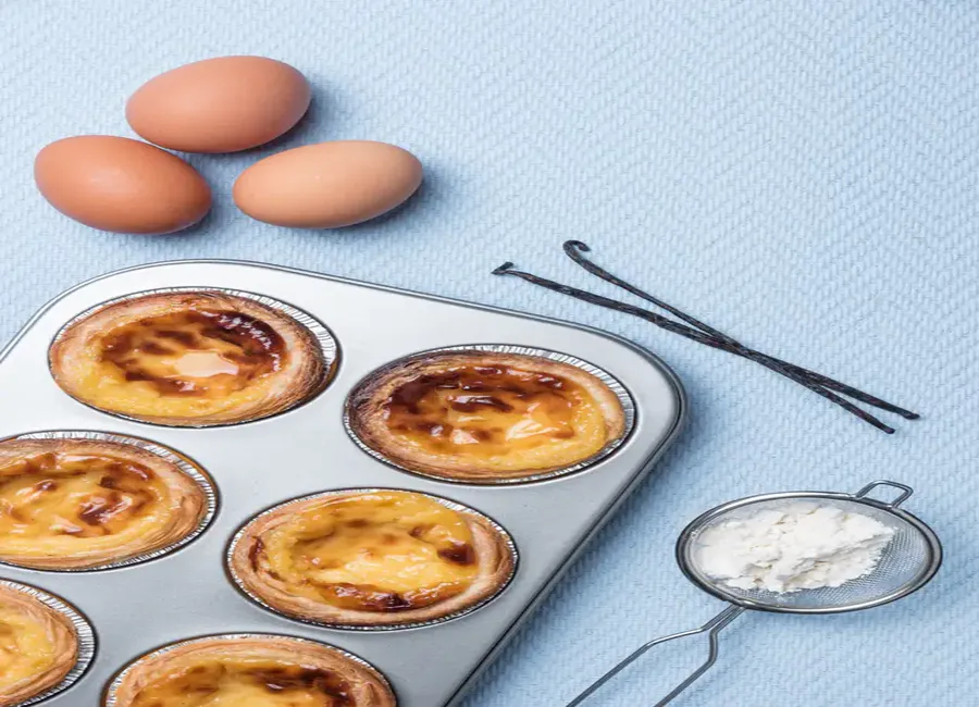 Tarte de natas à la vanille