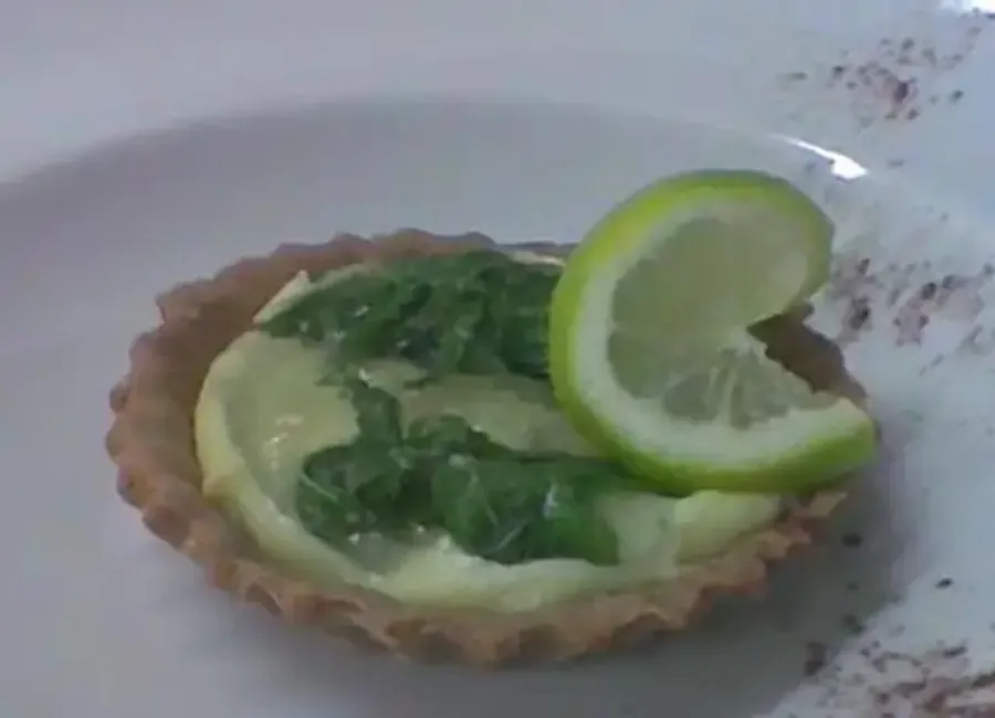 Tarte citron façon mojito