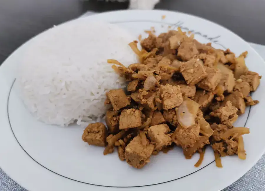 Tofu mariné à la sauce soja