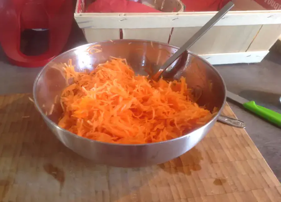Carottes à la marocaine avec fleur d'oranger
