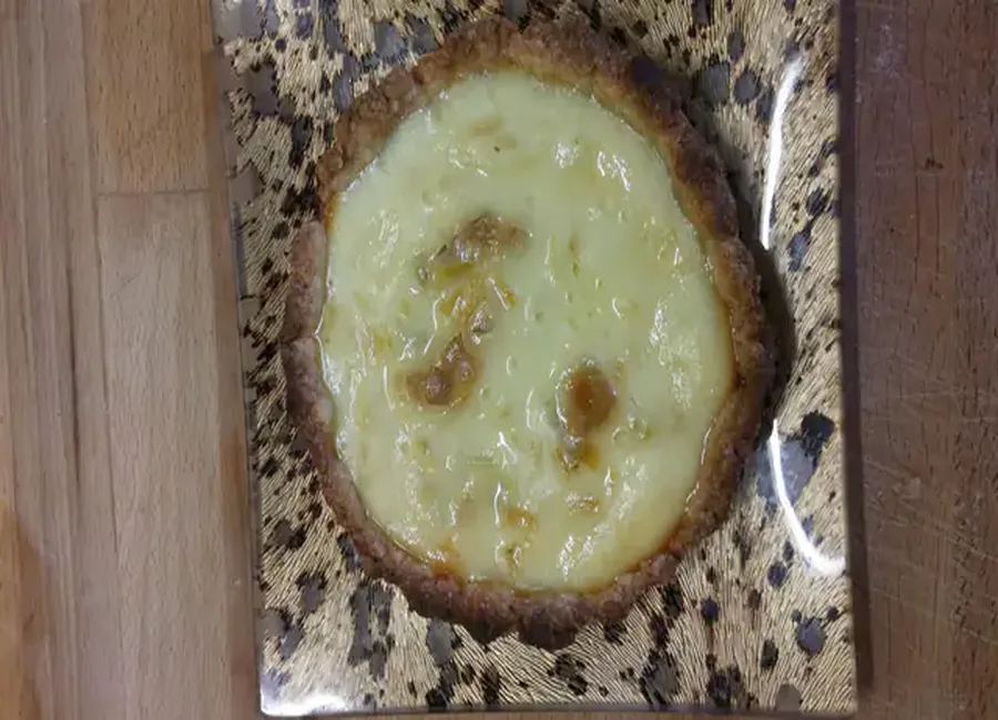 Tartelettes au citron confit et ricotta de delf