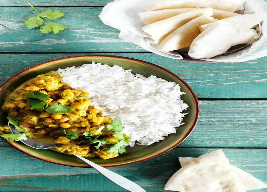 Curry de chou fleur aux pois chiches