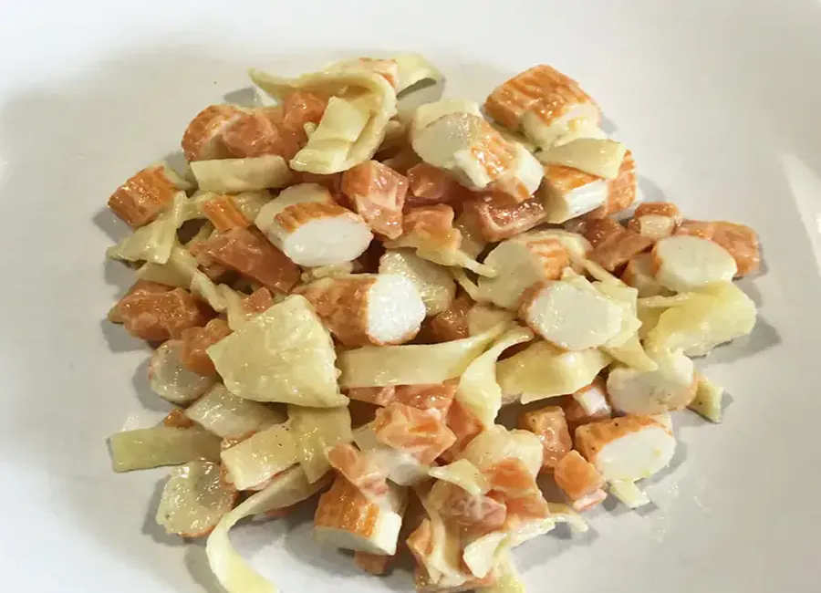 Salade surimi ananas