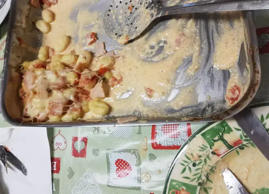 Gratin de gnocchi tomate basilic