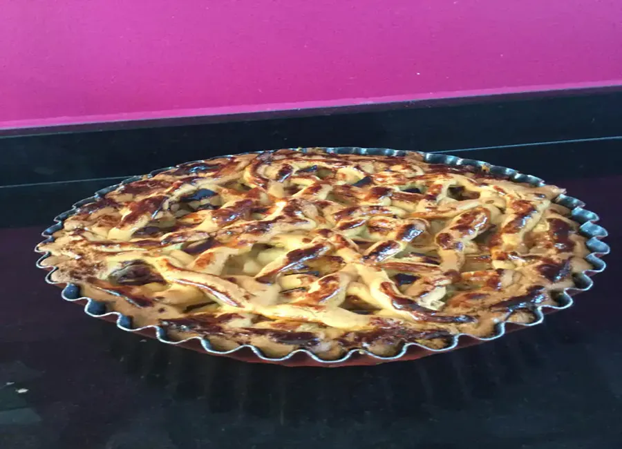 Tarte aux pommes hollandaise
