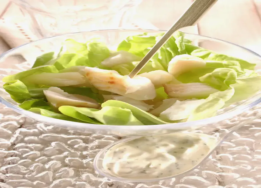 Salade de cabillaud au yaourt