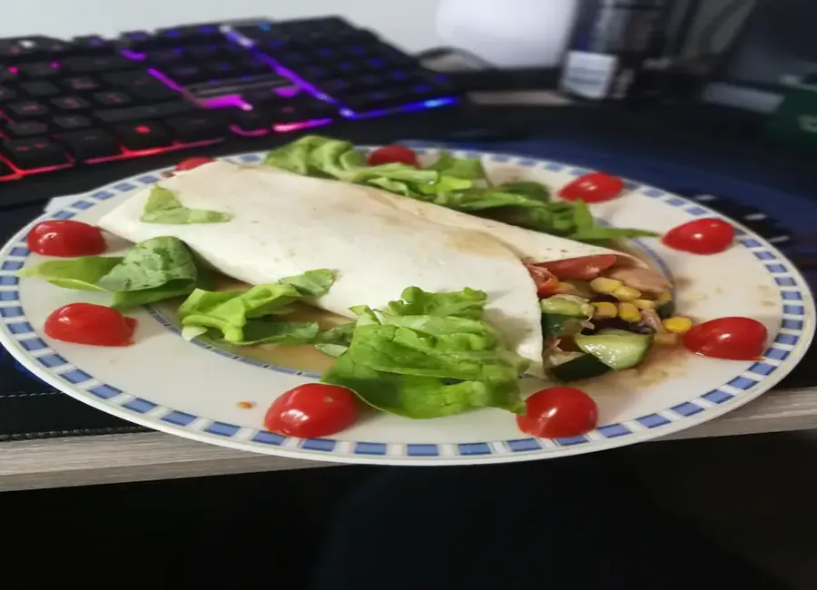 Salade mexicaine et sa vinaigrette épicée
