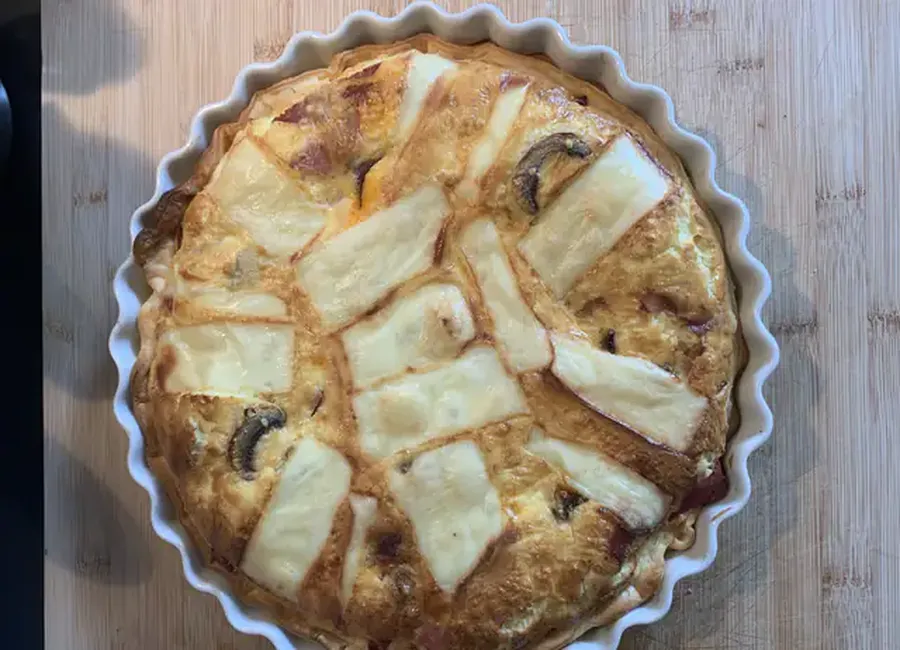 Quiche raclette