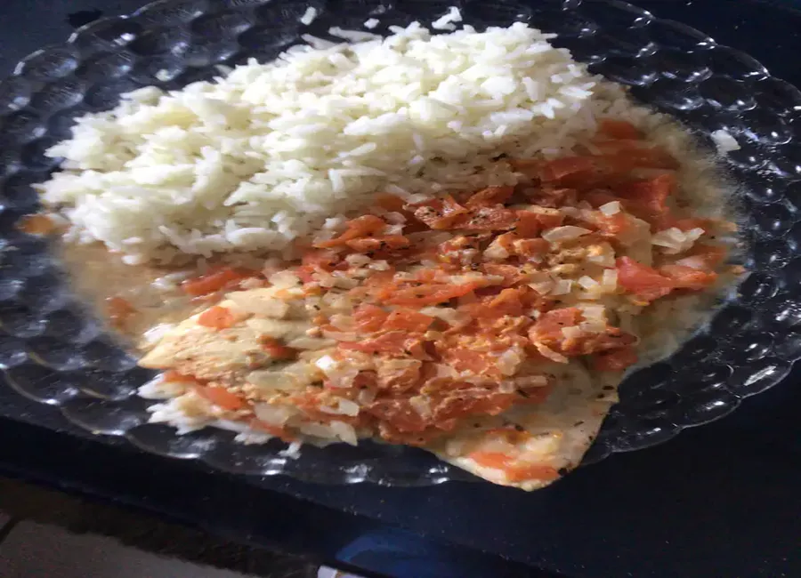 Filet de perche en papillote
