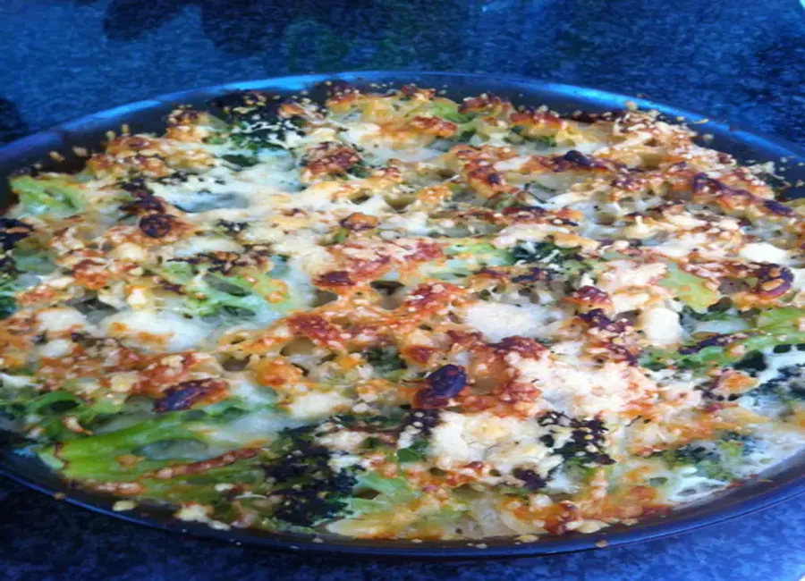 Gratin de pâtes, brocolis et thon