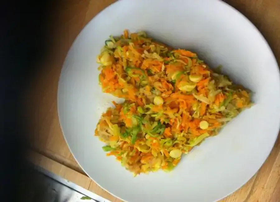 Salade pommes poireaux et carottes