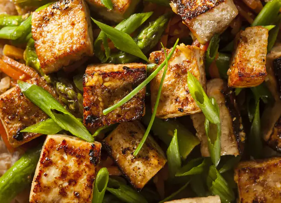 Tofu mariné