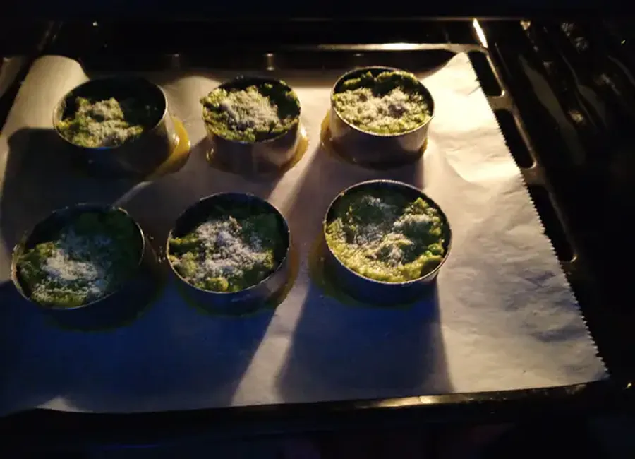 Flan de légumes verts