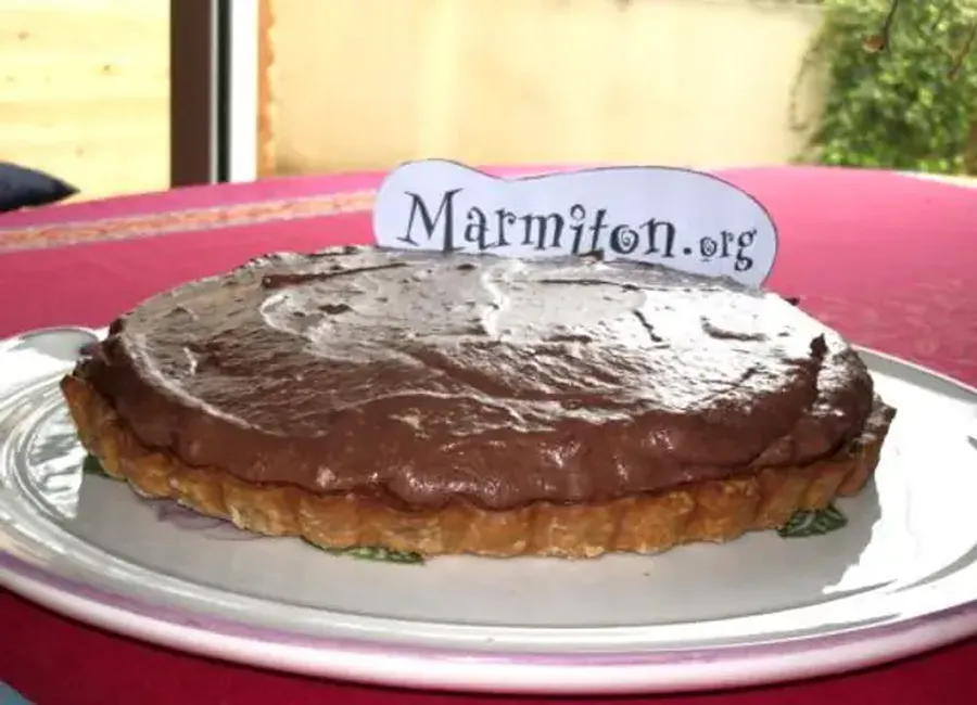 Tarte à la mousse chocolat tofu