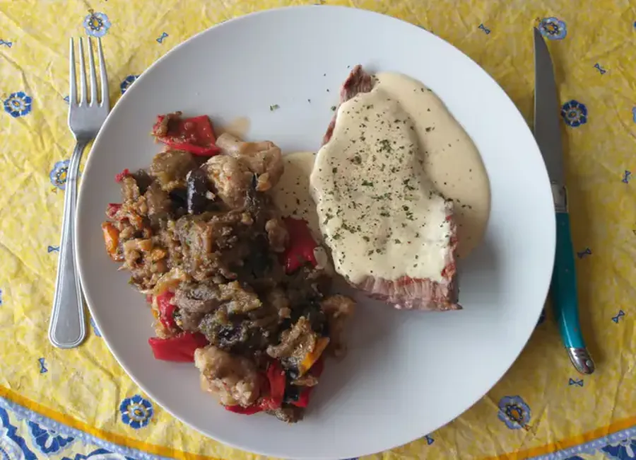 Escalope de veau au piment d'espelette