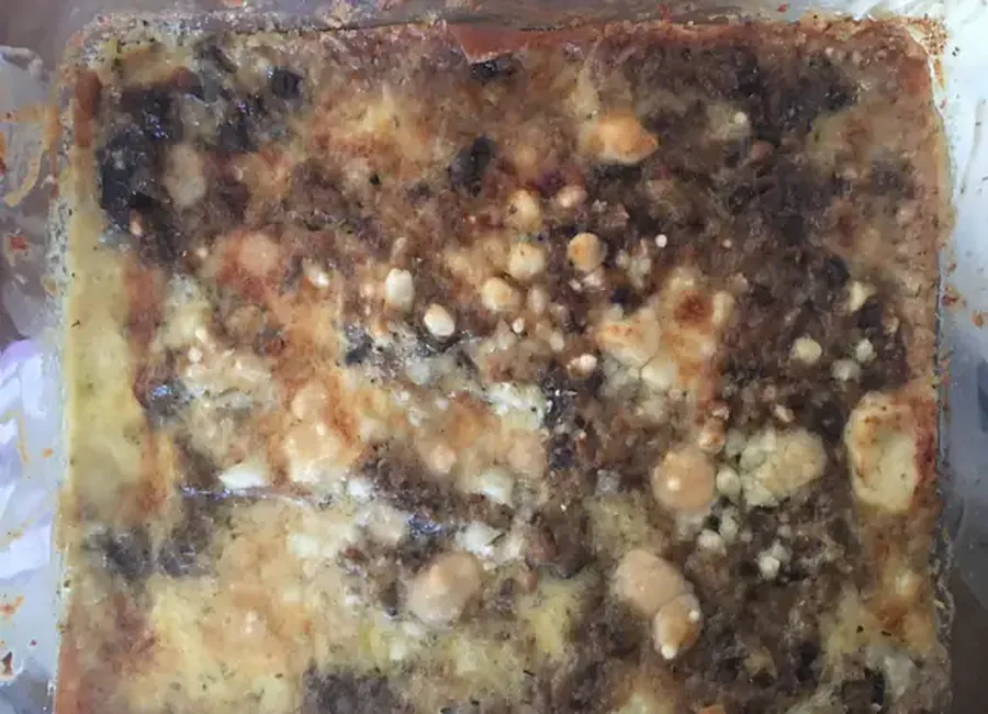 Lasagne d'aubergines à la crème d'ail