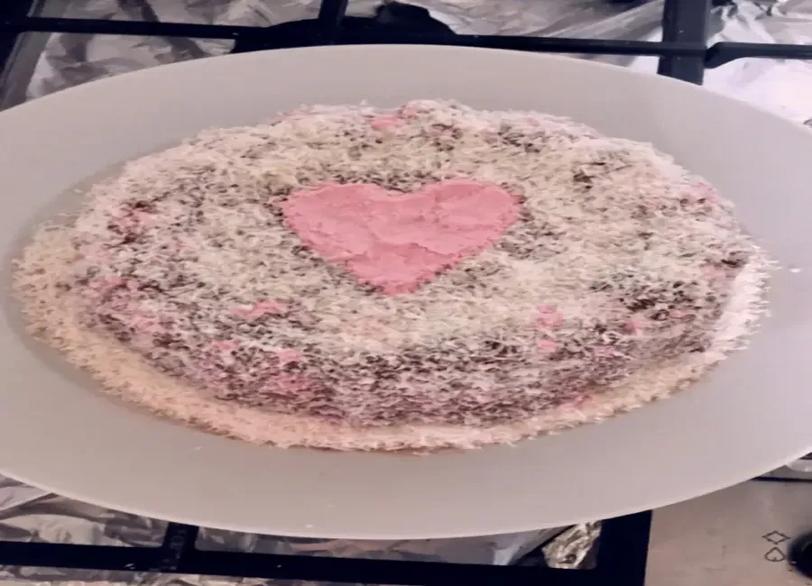 Charlotte au chocolat et noix de coco