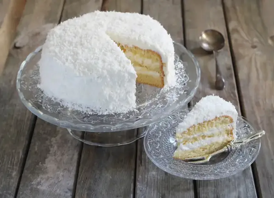 Gâteau moelleux noix de coco