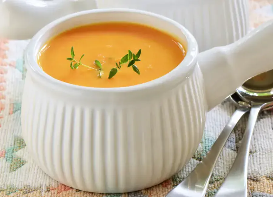 Soupe patate douce et poivron
