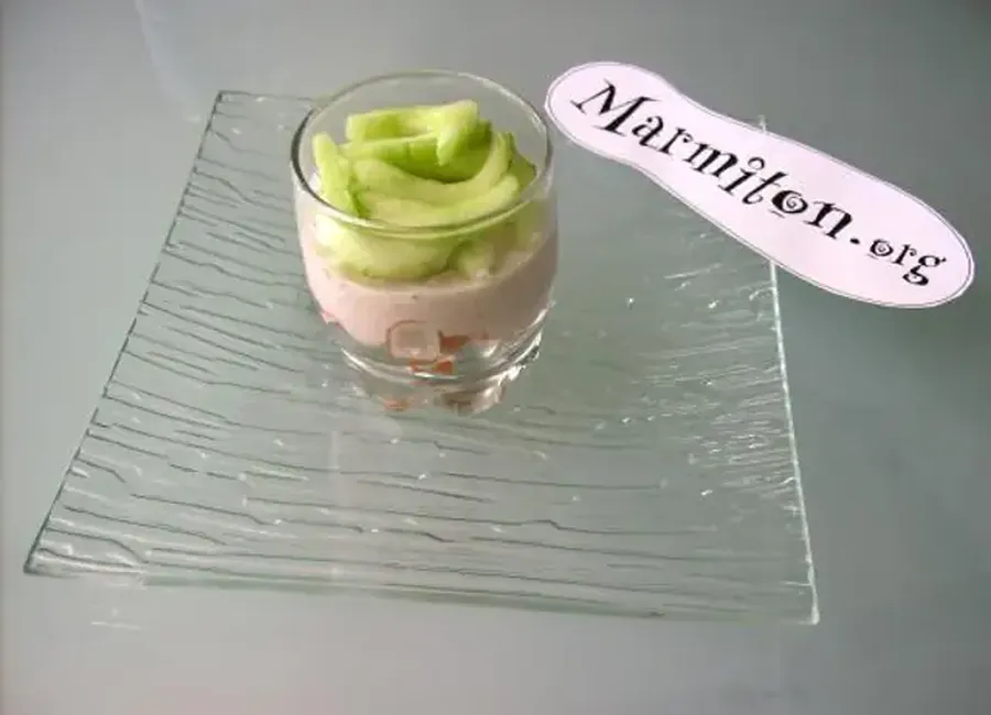 Verrine de nana aux 3 couleurs