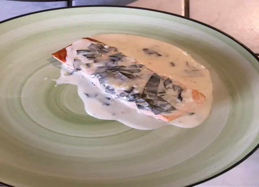 Saumon à la crème d'oseille