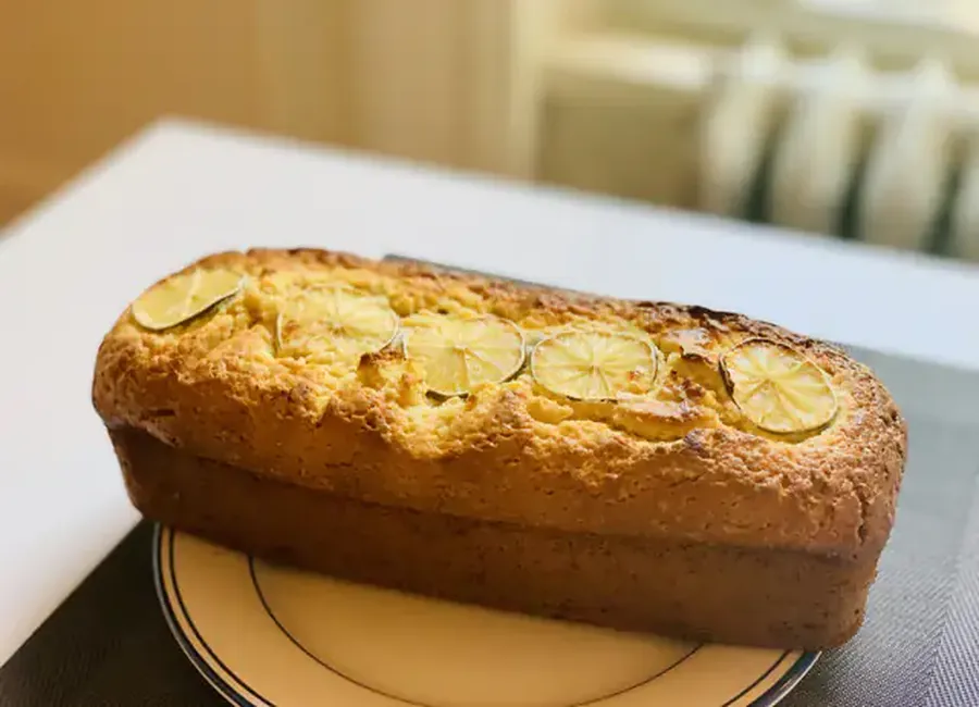 Cake au mojito (menthe rhum et citron vert)