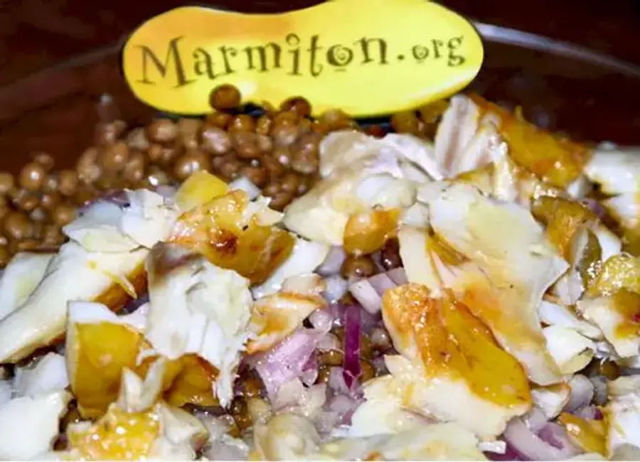 Salade de haddock aux lentilles tièdes
