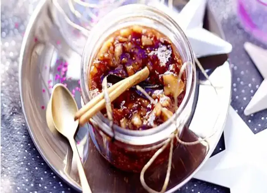 Confiture de noël aux fruits secs
