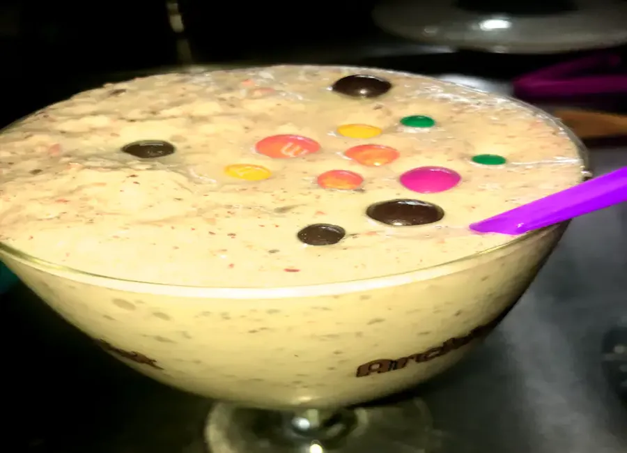 Milkshake aux m&m's