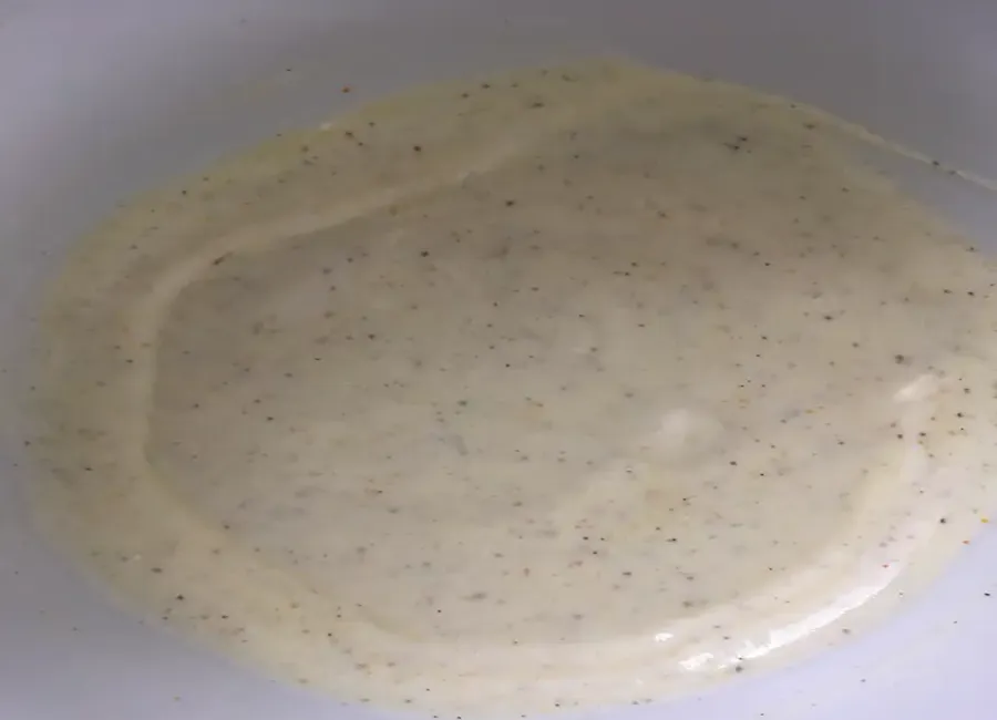 Vinaigrette pour légumes crus pour fromage blanc