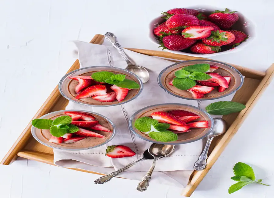 Panna cotta chocolat au lait