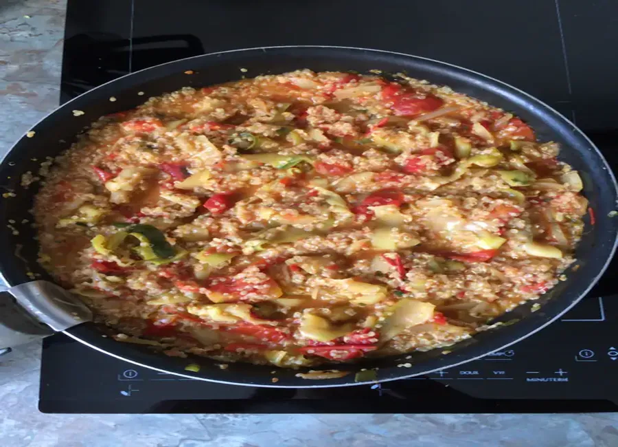 Quinoa aux légumes et curry